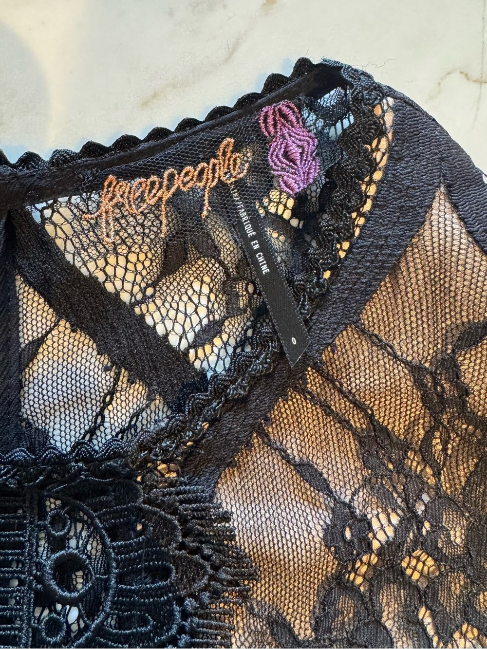 RARE Free People Shadow Lace Maxi Dress - Picture 6 of 10